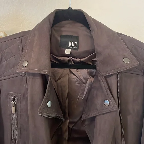 KUT From the Kloth Chocolate Jacket Size S - Picture 3 of 10